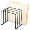 Fellowes Wire Vertical File, 5 Sections, Letter to Legal Size Files, 10.25" x 8" x 7.44", Black