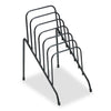 Fellowes Wire Step File Jr., 6 Sections, DL to A5 Size Files, 4.38" x 6.5" x 7.75", Black