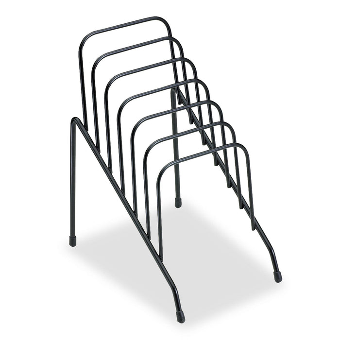 Fellowes Wire Step File Jr., 6 Sections, DL to A5 Size Files, 4.38" x 6.5" x 7.75", Black