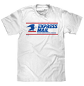 United States Postal Service Express Mail T-Shirt - White by Tee Luv