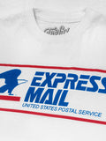 United States Postal Service Express Mail T-Shirt - White by Tee Luv