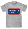 United States Postal Service USPS Priority Mail T-Shirt - Athletic Heather Gray