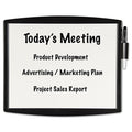 Fellowes Partition Additions Dry Erase Board, 15.38 x 13.25, Dark Graphite Frame