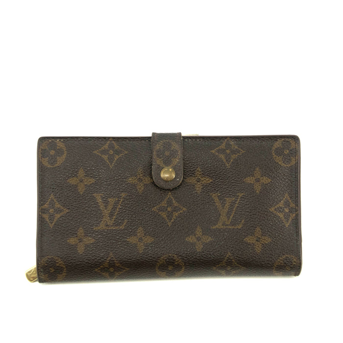 Louis Vuitton Monogram Canvas Brown Kisslock Wallet #3909 by Bolt Boutique