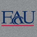 Florida Atlantic University Hooded Sweatshirt - Gray by Tee Luv