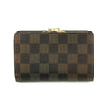 Louis Vuitton Damier Ebene Brown Bifold Kisslock Wallet #3912 by Bolt Boutique