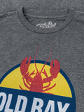 Old Bay Seasoning Lobster Logo T-Shirt - Gray by Tee Luv