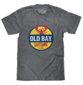 Old Bay Seasoning Lobster Logo T-Shirt - Gray by Tee Luv