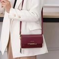 Vegan Messenger Bag – Lightweight Large Shoulder Bag with Detachable Organizer by DailySale
