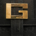 Gucci Black Vintage G Square Logo Compact Wallet #3919 by Bolt Boutique
