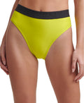 DKNY Womens Logo High-Waist Bikini Swim Bottom by Vanessa Jane