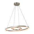 Trans Globe Lighting MDN-1406 Optic II 15.75 Indoor Satin Nickel Modern Pendant by Vanessa Jane