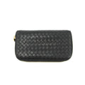 Bottega Veneta Intrecciato Black Zippy Long Wallet #3944 by Bolt Boutique