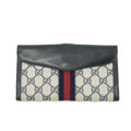 Gucci Canvas Coded Blue Ophidia Long Wallet #3947 by Bolt Boutique