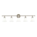 Hudson Valley Lighting 4505 Weston 5 Light 43 Wide Bathroom Vanity Light – Nicke by Vanessa Jane
