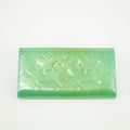 Louis Vuitton Green Vernis Sarah Long Wallet #3951 by Bolt Boutique