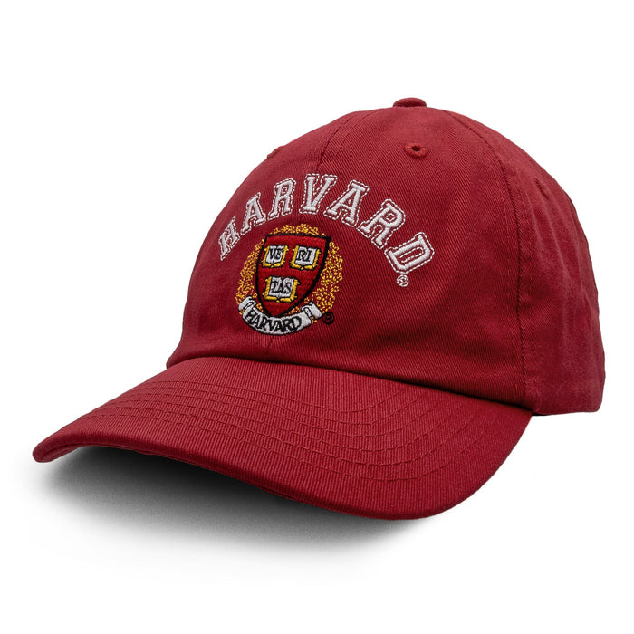 Harvard University Veritas Baseball Hat - Red by Tee Luv