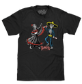 Tapatio Hot Sauce Day Of The Dead T-Shirt - Black by Tee Luv