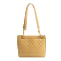 Chanel Beige Caviar Skin Quilted Matelase Shoulder Bag #3971 by Bolt Boutique