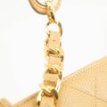 Chanel Beige Caviar Skin Quilted Matelase Shoulder Bag #3971 by Bolt Boutique