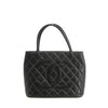 Chanel Black Caviar Skin Quilted Medallion Tote Bag 5 Series #3974
