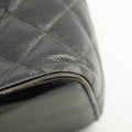 Chanel Black Caviar Skin Quilted Medallion Tote Bag 5 Series #3974 by Bolt Boutique