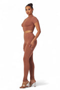 Jovie Crop Top & Skinny Leg Set by The House of Stylez