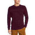 Club Room Mens Cotton Solid Textured Crew Neck Sweater by Vanessa Jane