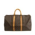 Louis Vuitton Monogram Canvas Brown Keepall 50 Boston Bag #3988 by Bolt Boutique