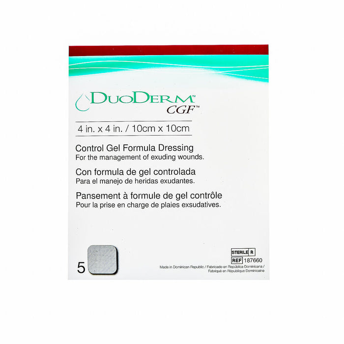 ConvaTec DuoDERM® CGF® Sterile Hydrocolloid Dressing – 4" x 4" by Pasteur Pharmacy