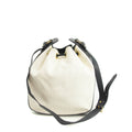 Saint Laurent YSL White Drawstring Bucket Shoulder Bag #3994 by Bolt Boutique