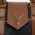 Saint Laurent YSL Nylon x Leather Blue Boston Bag #3995 by Bolt Boutique