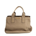 MiuMiu Grey Vitello Caribu Soft Pebbled Leather 2Way Shoulder Bag-SKU #3996 by Bolt Boutique
