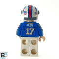 #17 QB Bills Football Player Minifig by B3 Customs
