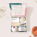 39th Birthday Compass Necklace Spa Gift Box Set by Dear Ava
