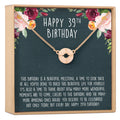 39th Birthday Necklace, Multiple Styles by Dear Ava