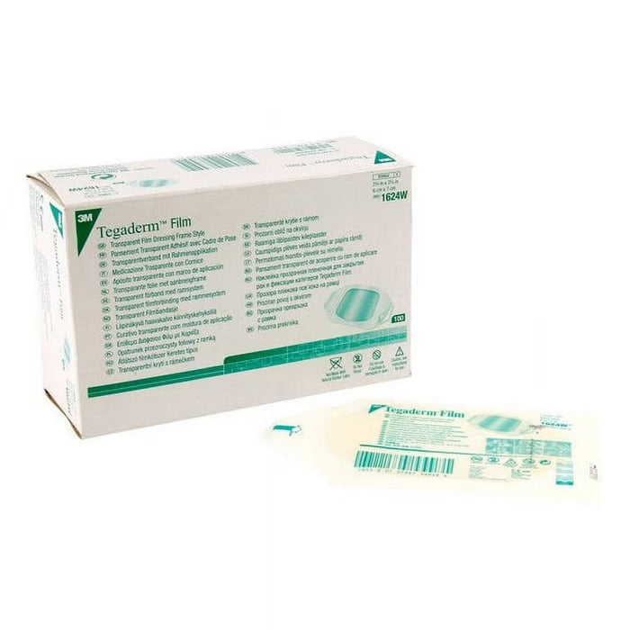 3M Tegaderm Transparent Film Dressing, 2-3/8" x 2-3/4", 100 Count by Pasteur Pharmacy