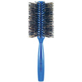 Ariel Blue Italian 3ME Round Boar Bristle Hair Brush by Pasteur Pharmacy