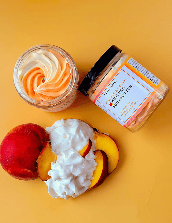 Peaches & Cream Whipped Body Butter by Duma Mbili LLC