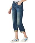 Lucky Brand mid Rise Cuffed Mom Jeans, Size 2/26 by Vanessa Jane