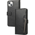Indy Series Leather Wallet Case - iPhone 14 - CP00322 CP00323 by Zerodamage Sahara Case LLC
