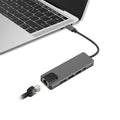 SaharaCase 5-in-1 USB-C Hub with Ethernet – Multiport Adapter with 4K HDMI, 100W PD Charging, and RJ45 – For MacBook & PC by Zerodamage Sahara Case LLC
