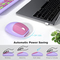Wireless Keyboard and Mouse Combo with Purple Keys by Zerodamage Sahara Case LLC