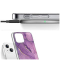Inspire Series Purple Marble Case - iPhone 14 Plus - CP00334 by Zerodamage Sahara Case LLC