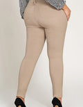Curvy Mid-Rise Hyperstretch Skinny - Tea Leaf by Boutique 23