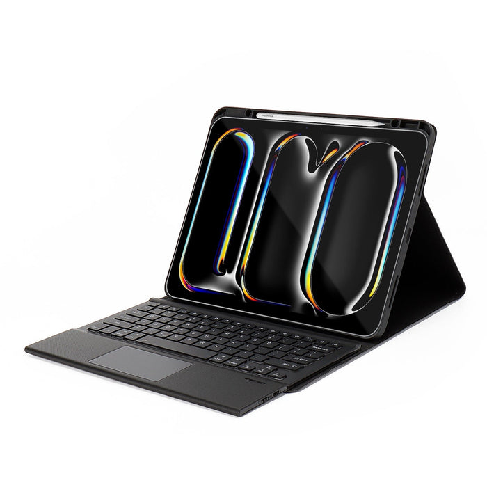 iPad Pro 13-inch (M4 2024 / M5 2025) Keyboard Case - Folio Design, Built-In Touchpad | Navigate Series by Zerodamage Sahara Case LLC