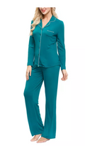 Ink+Ivy Women’s Notch Collar Pajama Top and Pant Set by Vanessa Jane