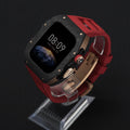 Luxury Mod Kit for Apple Watch 10/11 (42/46mm) - Rose Gold Edition by Arleathercraft
