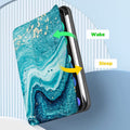 Inspire Series Blue Marble Folio Case - iPad Mini by Zerodamage Sahara Case LLC