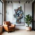 Eternal Love Figure Abstract Wall Art II by Tailored Canvases